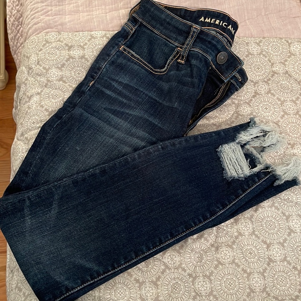 AE cropped jegging hi rise
